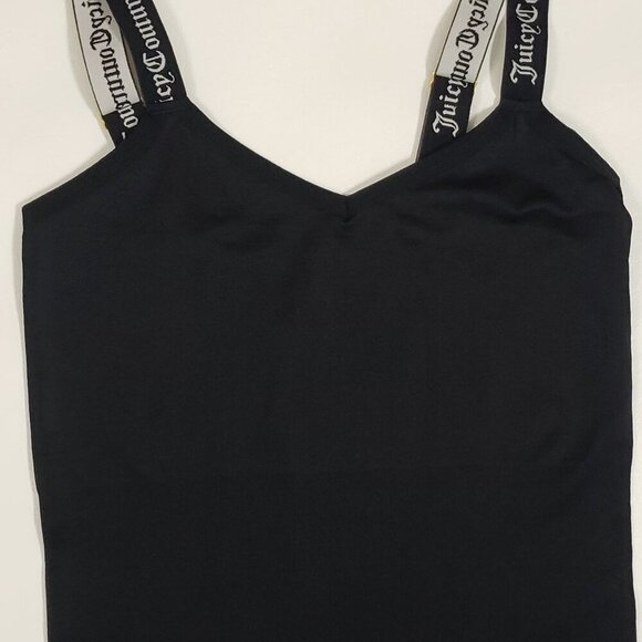 Juicy Couture Intimates Shapewear Bodysuit Adjustable Logo Straps Black Size S - Picture 3 of 13